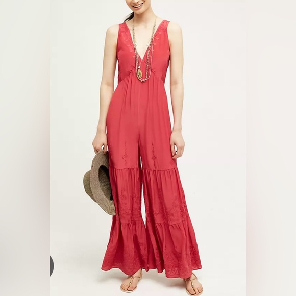 Anthropologie Pants - Anthropologie silk jumpsuit